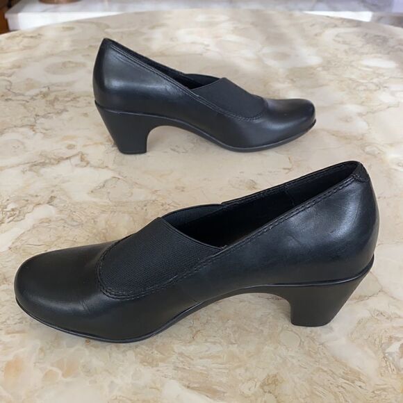 Easy Spirit Catava Comfort Leather Loafer Pumps - Picture 5 of 13